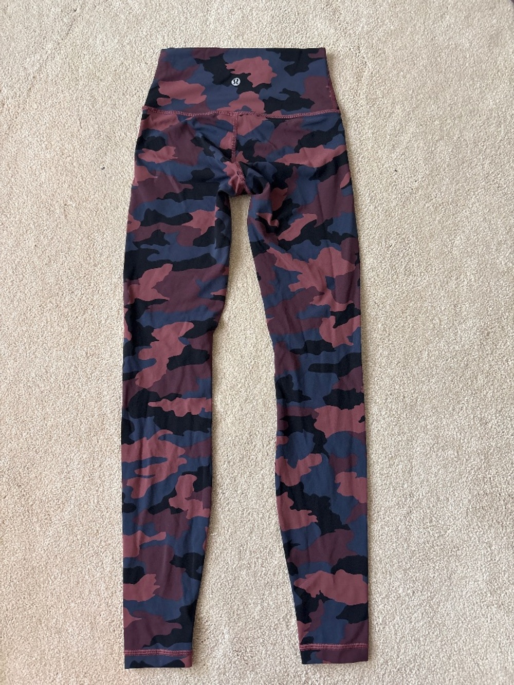 Lululemon wunder train leggings camo print size 2 like new
